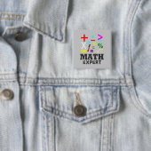 Mathe-Symbole Button (Beispiel)