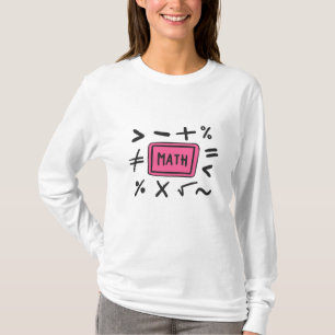 Mathe-Symbole für Schüler und Eltern T-Shirt