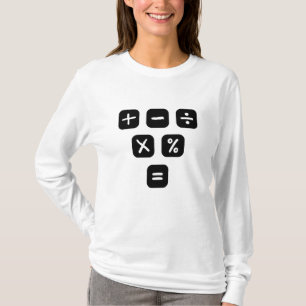 Mathe-Symbole mathematische Zeichen T-Shirt