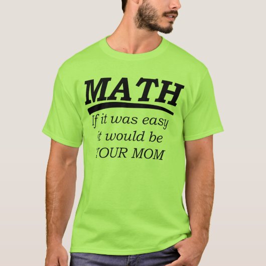Mathe T-Shirt (Vorderseite)