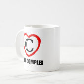 Mathe-Tasse für Lehrer - Komplex - ich bin komplex Kaffeetasse (Vorderseite Links)