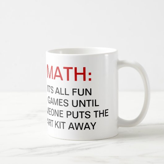 MATHE-TASSE KAFFEETASSE (Rechts)