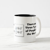 Mathe-Tasse Zweifarbige Tasse (VorderseiteRechts)