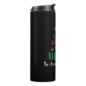 Mathe Teacher Christmas Elf Geschenkdesign Thermosbecher (Nach links gedreht)