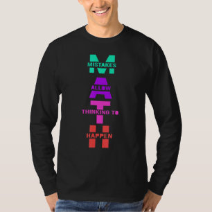 Mathe Teacher Fistakes erlauben es zu denken Tee z