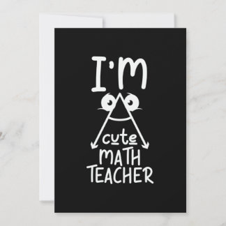 Mathe Teacher I Bin Mathe Teacher Einladung