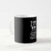 Mathe Teacher I Bin Mathe Teacher Kaffeetasse (Vorderseite Links)