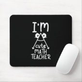 Mathe Teacher I Bin Mathe Teacher Mousepad (Mit Mouse)