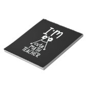 Mathe Teacher I Bin Mathe Teacher Notizblock (Rotiert)