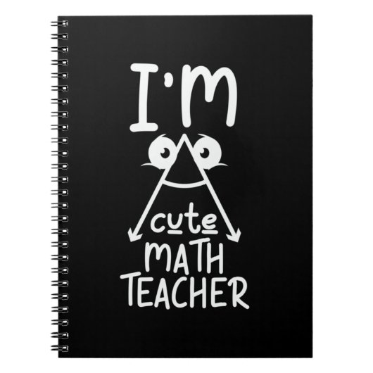 Mathe Teacher I Bin Mathe Teacher Notizblock (Vorderseite)
