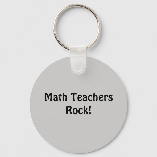 Mathe Teachers Rock! Schlüsselanhänger (Vorderseite)