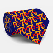 Mathe-Team deckte Krawatte mit Ziegeln (Gerollt)