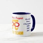 Mathe-Team-Meisterschafts-Tasse Tasse (VorderseiteRechts)