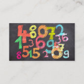 Mathe-Tutor Visitenkarte (Rückseite)