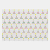 Mathe-Weihnachtsbäume Geschenkpapier Set (Vorderseite 2)