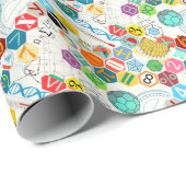 Mathe (weiß) geschenkpapier (Rolleneckpunkt)