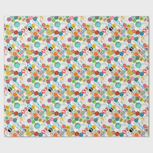 Mathe (weiß) geschenkpapier (Flach)