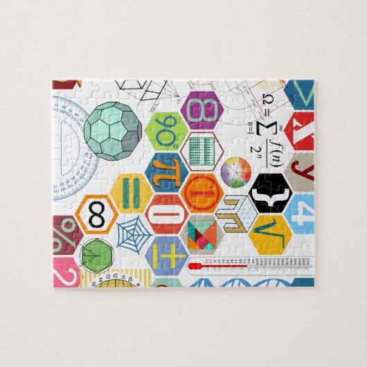 Mathe (weiß) puzzle (Horizontal)