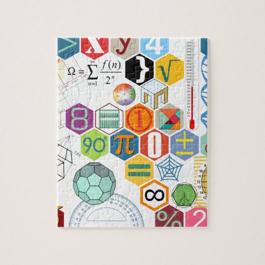 Mathe (weiß) puzzle (Vertikal)