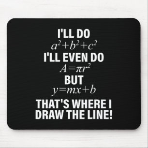 Mathe werde ich machen, ich werde es sogar machen, mousepad