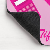 Mathe Wiz in Pink Mousepad (Ecke)