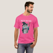 Mathe Wizard Calculator Funny Math Teacher T-Shirt (Vorne ganz)