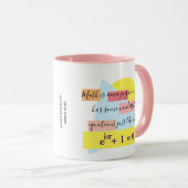 Mathe Wonderful Equations - Math Girl - Tasse (VorderseiteRechts)