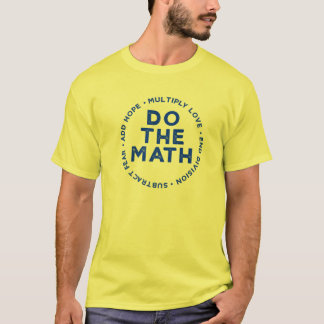 Mathe X Liebe Add Hope Slogan Geschenk Ukraine Co T-Shirt