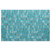 Mathegekritzelblau Stoff (Fat Quarter (45,7 x 55,9 cm))