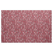 Mathegekritzelrot Stoff (Yard (91,4 cm))