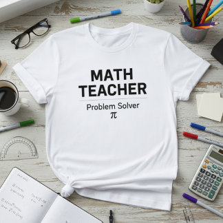 Mathelehrer-Design — Problemlöser (Minimal) T-Shirt