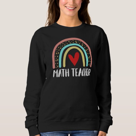 Mathelehrer Funny School Lehrer Lehrer Sweatshirt (Vorderseite)