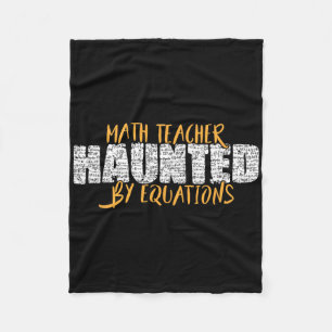 Mathelehrer Gruseliger Mathematikliebhaber Mathema Fleecedecke