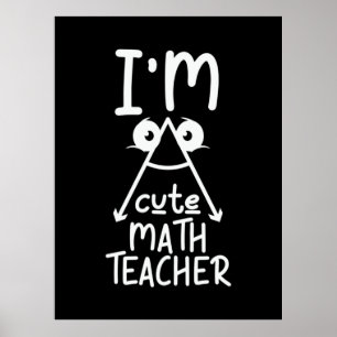 Mathelehrer Ich Bin Mathelehrer Poster