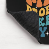 Mathelehrer Ich löse Matheprobleme, als wäre es me Mousepad (Ecke)