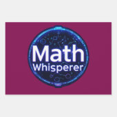 Mathelehrer Math Whisperer Geschenkpapier Set (Vorderseite 2)