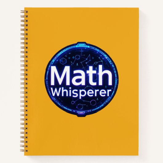 Mathelehrer Math Whisperer Notizblock (Vorderseite)