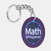 Mathelehrer Math Whisperer Schlüsselanhänger (Vorderseite links)