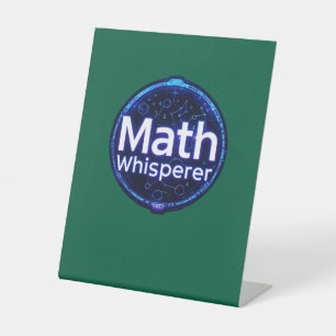 Mathelehrer Math Whisperer Sockelschild