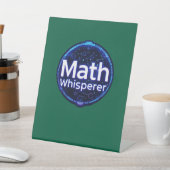 Mathelehrer Math Whisperer Sockelschild (In SItu)