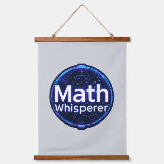 Mathelehrer Math Whisperer Wandteppich Mit Holzrahmen