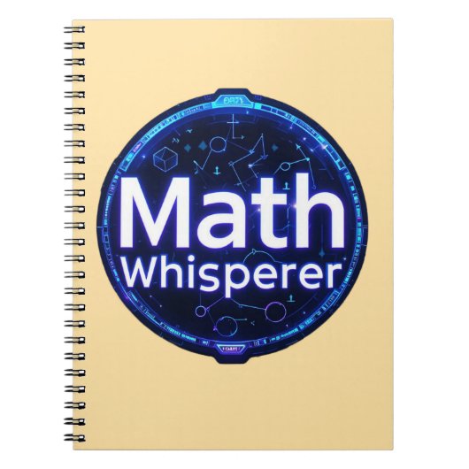 Mathelehrer Mathe-Flüsterer Notizblock (Vorderseite)