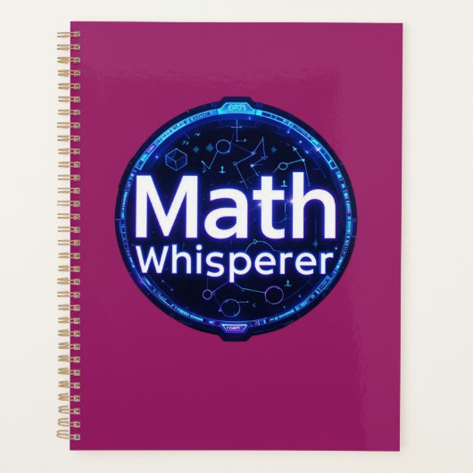Mathelehrer Mathe Flüsterer Planer (Vorderseite)