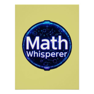 Mathelehrer Mathe-Flüsterer Poster