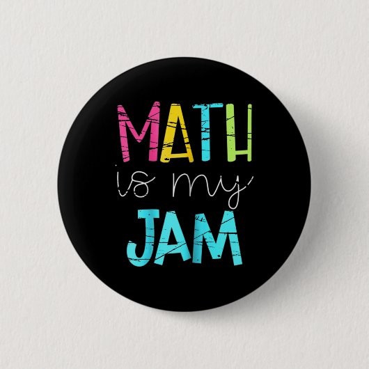 Mathelehrer Mathe ist meine Leidenschaft Button (Vorderseite)