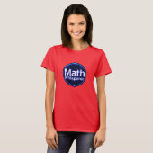 Mathelehrer Matheflüsterer T-Shirt (Vorne ganz)