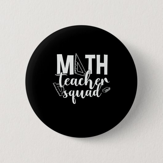 Mathelehrer Mathelehrer-Team Button (Vorderseite)