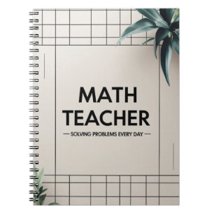 Mathelehrer Notizblock