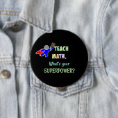 Mathelehrer, Superheld Button (Beispiel)