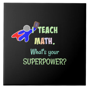 Mathelehrer, Superheld Fliese